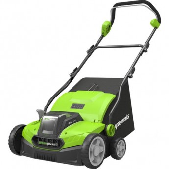 Аэратор-скарификатор аккумуляторный GREENWORKS GD40SC36 G-MAX 40V с АКБ 4ач и з/у Аэратор-скарификатор аккумуляторный GREENWORKS GD40SC36 G-MAX 40V с АКБ 4ач и з/у