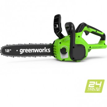Аккумуляторная бесщёточная цепная пила GREENWORKS GD24CS30 24V (30см) без АКБ и ЗУ Аккумуляторная бесщёточная цепная пила GREENWORKS GD24CS30 24V (30см) без АКБ и ЗУ