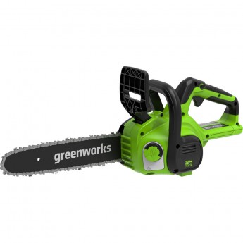 Аккумуляторная цепная пила GREENWORKS G24CS25K4 24V 25 см c АКБ 4Ач и ЗУ Аккумуляторная цепная пила GREENWORKS G24CS25K4 24V 25 см c АКБ 4Ач и ЗУ