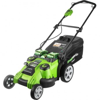 Аккумуляторная газонокосилка GREENWORKS TWIN FORCE G40LM49DB G-MAX 40V 49 см Аккумуляторная газонокосилка GREENWORKS TWIN FORCE G40LM49DB G-MAX 40V 49 см