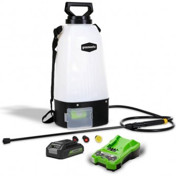 Опрыскиватель садовый аккумуляторный GREENWORKS 24V c 1АКБ 2Ач и ЗУ Опрыскиватель садовый аккумуляторный GREENWORKS 24V c 1АКБ 2Ач и ЗУ