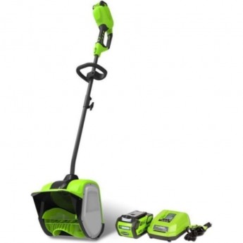 Снегоуборщик аккумуляторный GREENWORKS, 40V, 30 см, бесщеточный, с 1хАКБ 5 Ач и ЗУ Снегоуборщик аккумуляторный GREENWORKS, 40V, 30 см, бесщеточный, с 1хАКБ 5 Ач и ЗУ